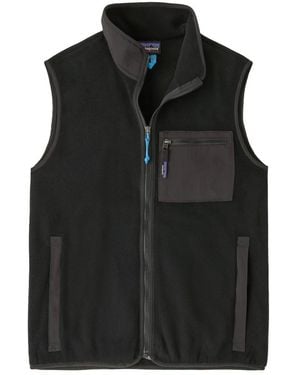 Patagonia Jassen ,Zwart ,Polyester Synchilla Fleece Vest