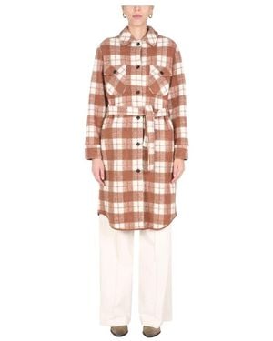 Woolrich Belted Coats - White