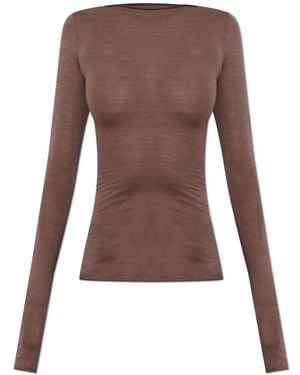 Rick Owens Long Sleeve Tops - Marrón