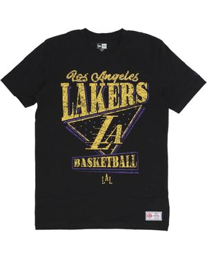 KTZ Tops ,Zwart ,Katoen Nba Ce Tee Loslak Original Team Colors