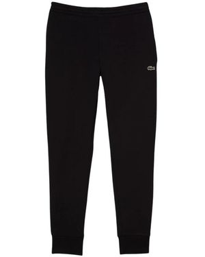 Lacoste Broeken ,Zwart ,Katoen Slim Fit Joggingbroek