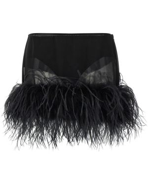 The Attico Short Skirts - Black