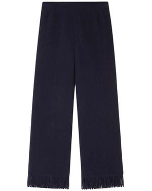 Alanui Wide Trousers - Bleu