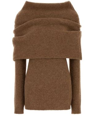 Entire studios Biscuit Wollmischpullover - Braun