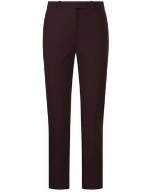 Max Mara Slim-Fit Trousers - Marrón