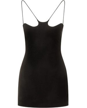 Monot Mônot Kurzes Schwarzes Kleid - Zwart