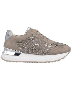 Alma En Pena. Sneaker Mit Strassdruck - Grau