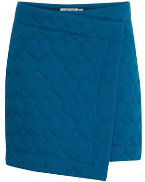 Ichi Short Skirts - Blue