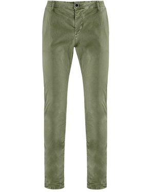 Bomboogie Slim-Fit Trousers - Vert