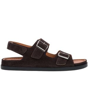 ESTRO Flat Sandals - Brown