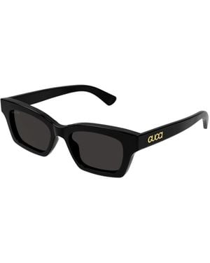 Gucci Rechteckige Cat-Eye-Sonnenbrille Mit Chromatischem Effekt - Schwarz