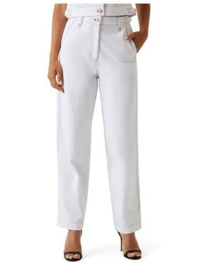 Guess Straight Trousers - White