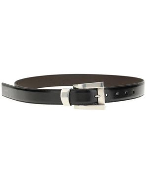 Versace Leren Riem 3 Cm - Zwart