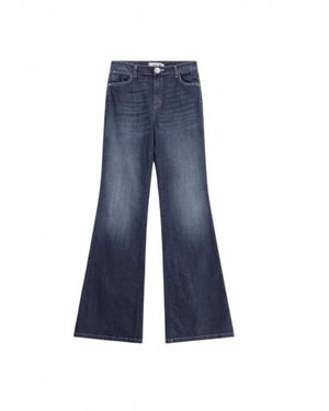 Please Flared Jeans - Blauw