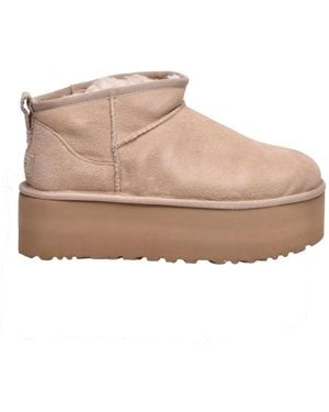 UGG Ultra Mini Plateau Stiefel - Natur