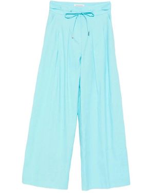 Ermanno Scervino Wide Trousers - Blue