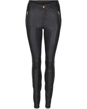 Notyz Leather Trousers - Negro