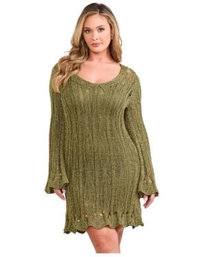 Marciano Knitted Dresses - Verde