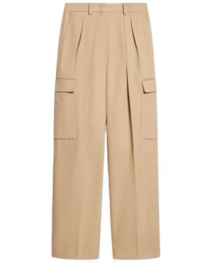 Sportmax Wide Trousers - Natural