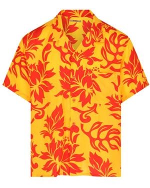 ERL Short Sleeve Shirts - Orange