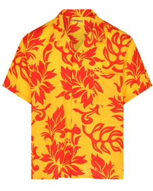ERL Short Sleeve Shirts - Orange