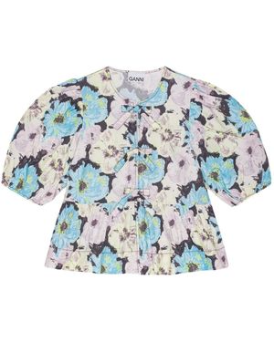 Ganni Blouses - Blu