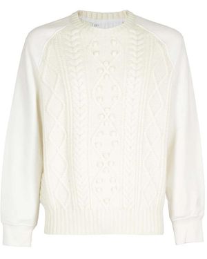 Neil Barrett Round-Neck Knitwear - Blanc
