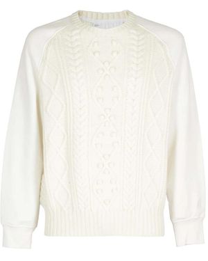 Neil Barrett Round-Neck Knitwear - Wit