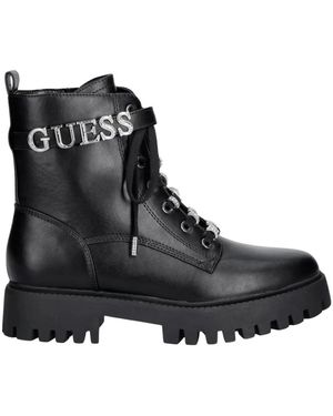 Guess Lace-Up Boots - Nero