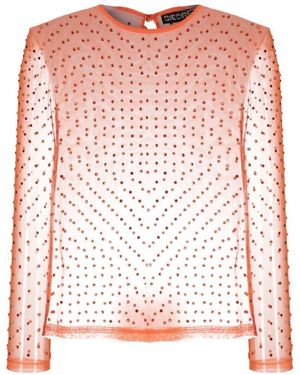Siedres Long Sleeve Tops - Rosa