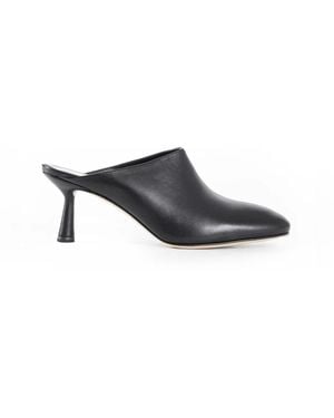 Aeyde Heeled Mules - Black