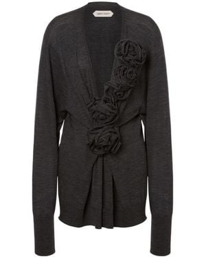 Alberta Ferretti V-Neck Knitwear - Nero