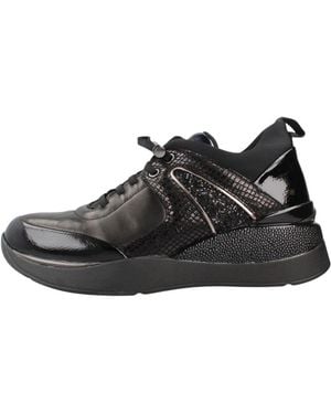 Stonefly Elettra 22 Nappa Lth Snake - Schwarz