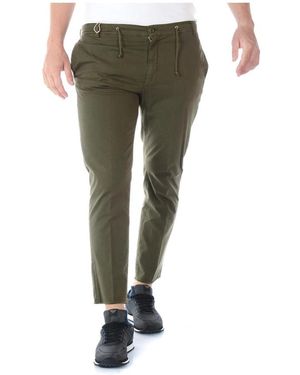 Daniele Alessandrini Slim-Fit Trousers - Green