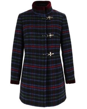Fay Single-Breasted Coats - Azul
