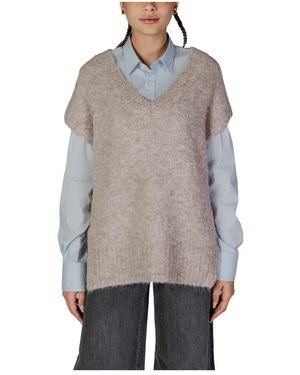 Vero Moda V-Neck Knitwear - Grigio