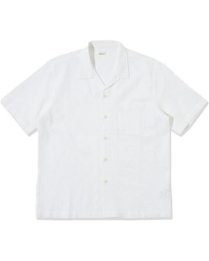 Universal Works Short Sleeve Shirts - Bianco