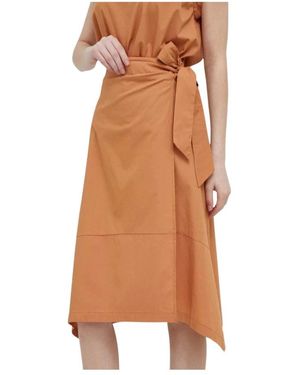 DKNY Midi Skirts - Marron