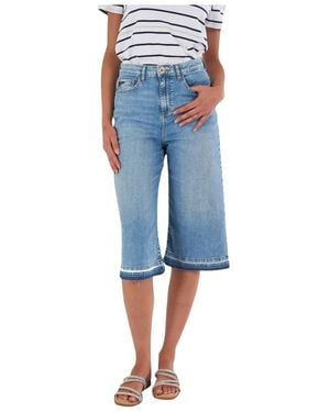 Yes-Zee Cropped Jeans - Azul