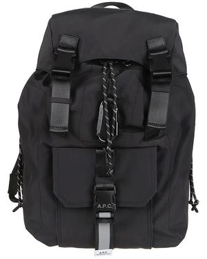 A.P.C. Tassen ,Zwart ,Trek 2.0 Rugzak