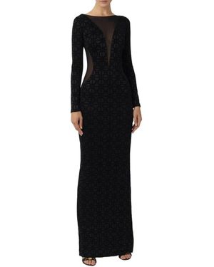 Elisabetta Franchi Baumwollkleider Und Jumpsuits - Schwarz