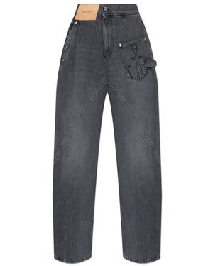 JW Anderson Straight Jeans - Azul