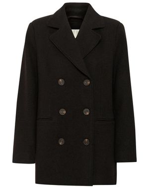 My Essential Wardrobe Franniemw Short Coat - Schwarz