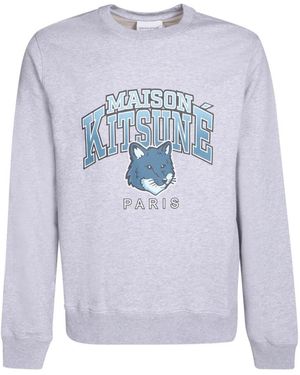 Maison Kitsuné Sweatshirts - Blue
