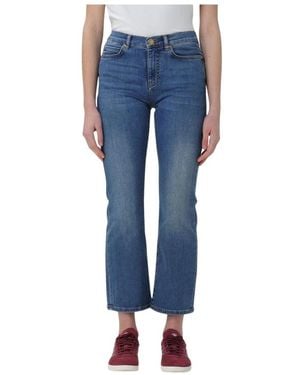 Pinko Cropped Jeans - Blu