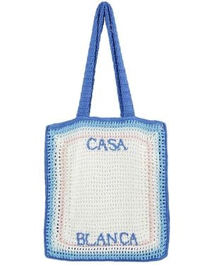 CASABLANCA Tote Bags - Blue