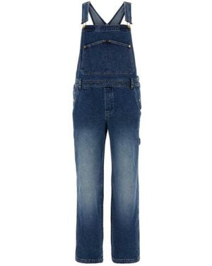 A.P.C. Stylische denim nelle dungarees - Blau