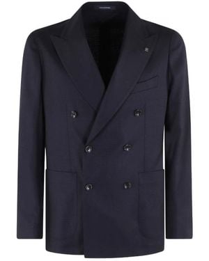 Tagliatore Jassen ,Blauw ,Wol Montecarlo Jas