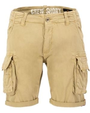 Alpha Industries Casual Shorts - Natural