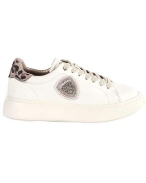 Blauer Sneakers - Blanco